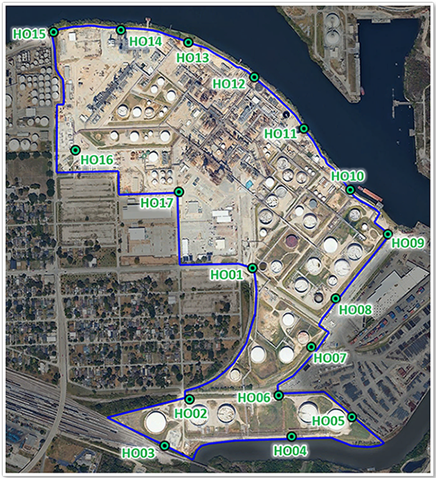 Houston Fenceline Map