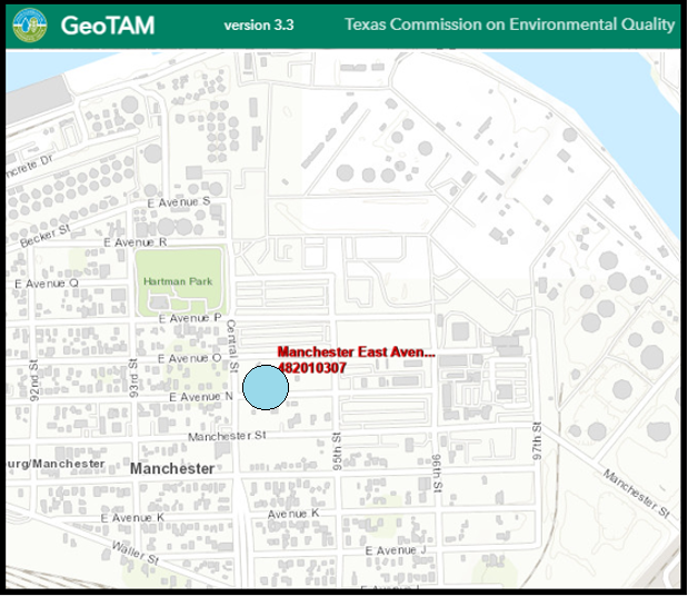 TCEQ Manchester Monitor image