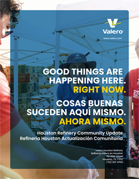 Valero Houston Newsletter Cover image