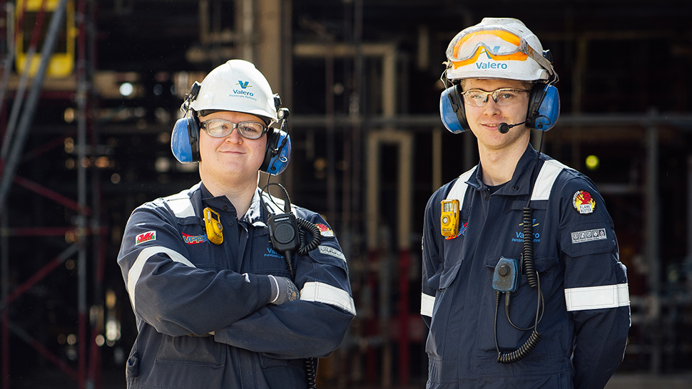 Apprentices at Pembroke Refinery