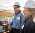 Valero employees at an ethanol plant.